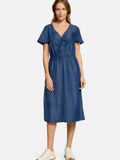 Cartoon Damen Kleid in denim