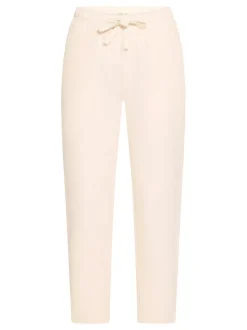 Cartoon Damen Leinenhose in beige