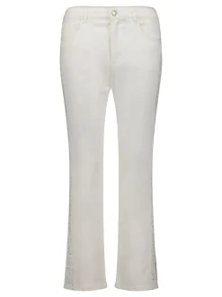 Cartoon Damen Regular Fit-Jeans in weiß