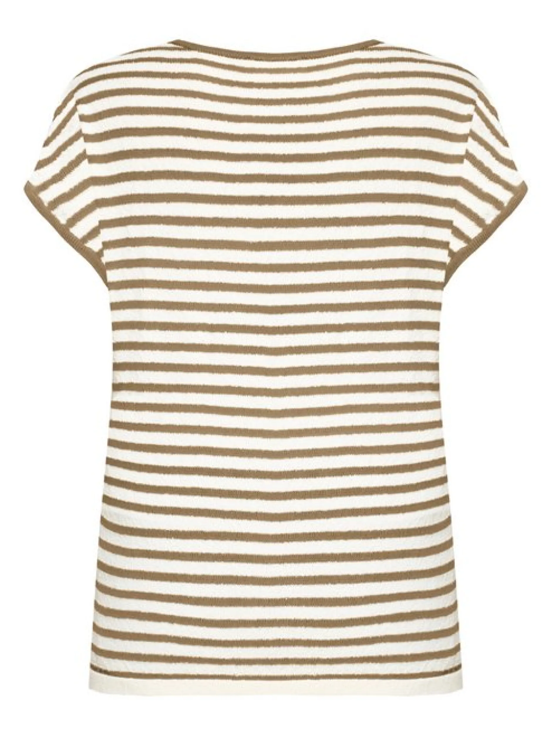 Cartoon Damen Shirt in weiß khaki