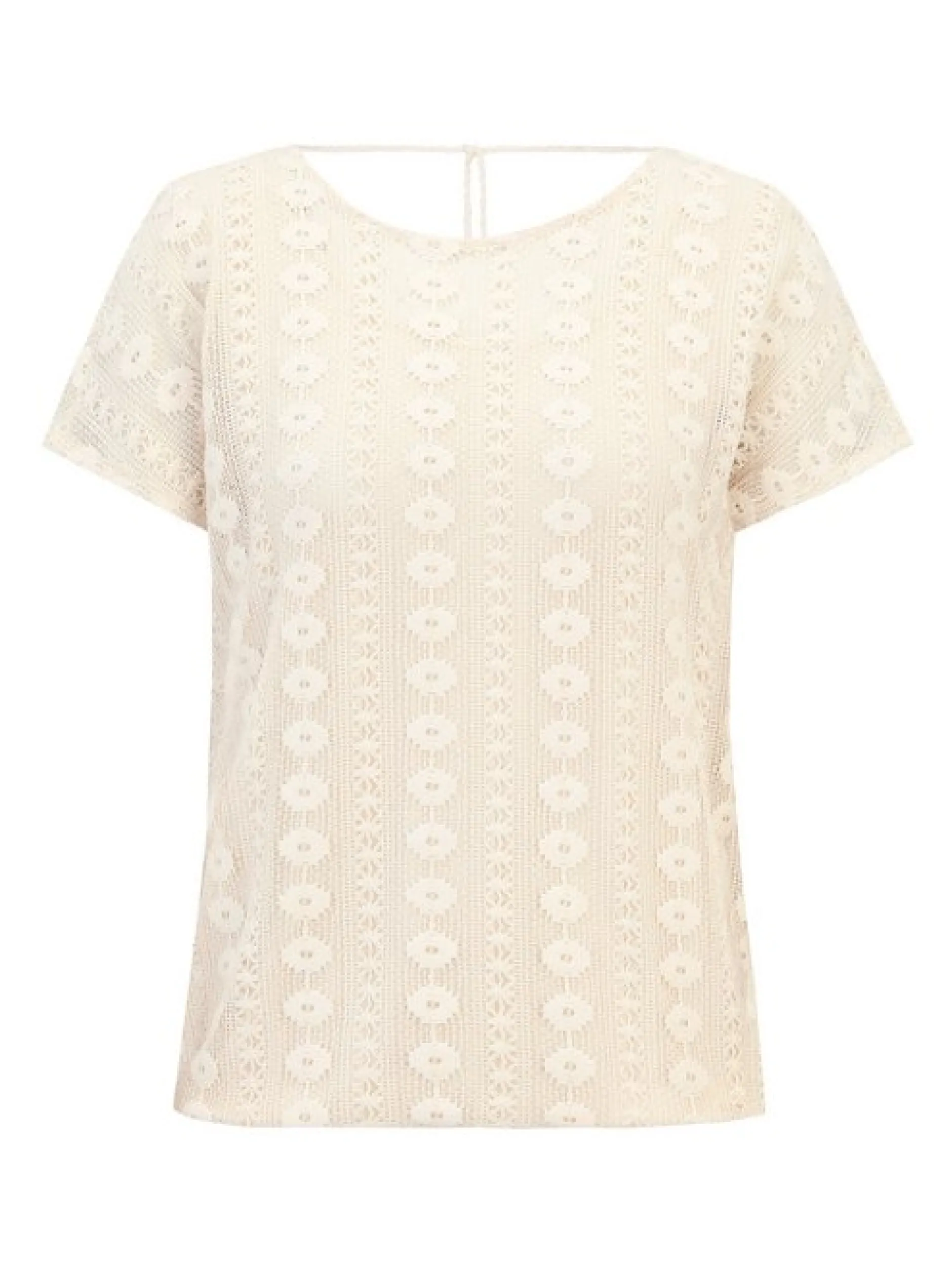 Cartoon Damen Spitzenshirt in ecru