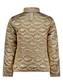 Cartoon Damen Steppjacke in schilf
