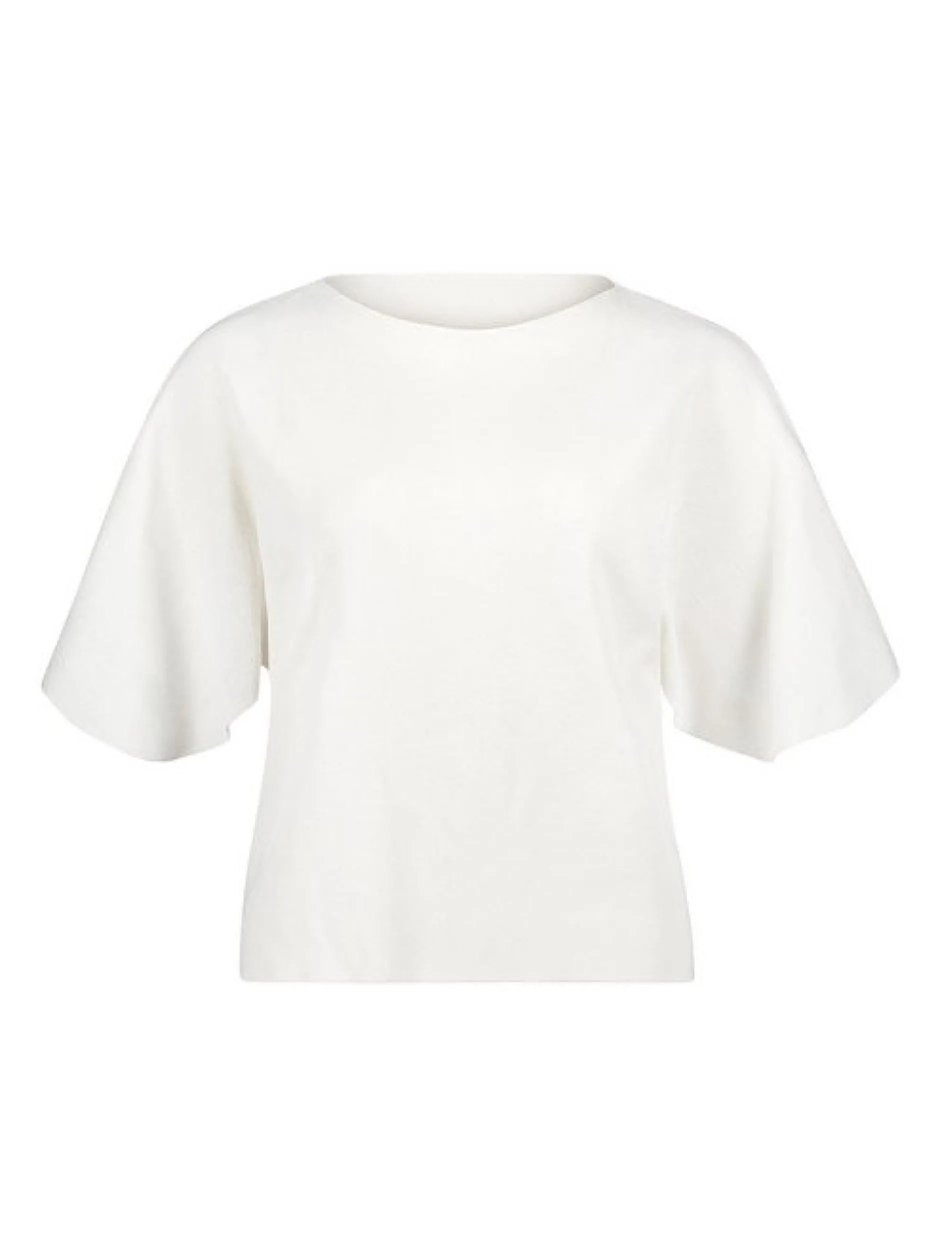 Cartoon Damen Strickshirt in weiß