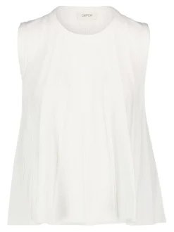 Cartoon Damen Strick-Top in weiß