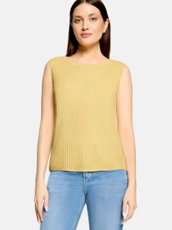 Cartoon Damen Top in gelb