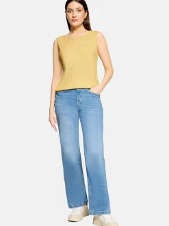 Cartoon Damen Top in gelb