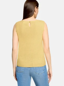 Cartoon Damen Top in gelb