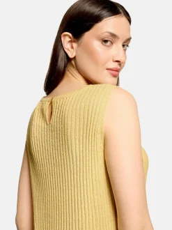Cartoon Damen Top in gelb