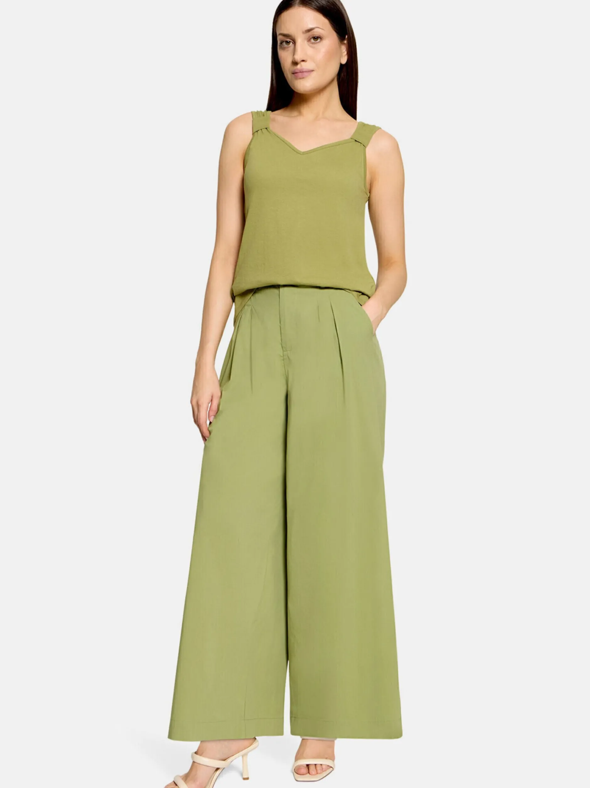 Cartoon Damen Top in gras