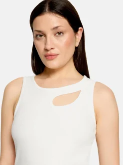 Cartoon Damen Top in weiß