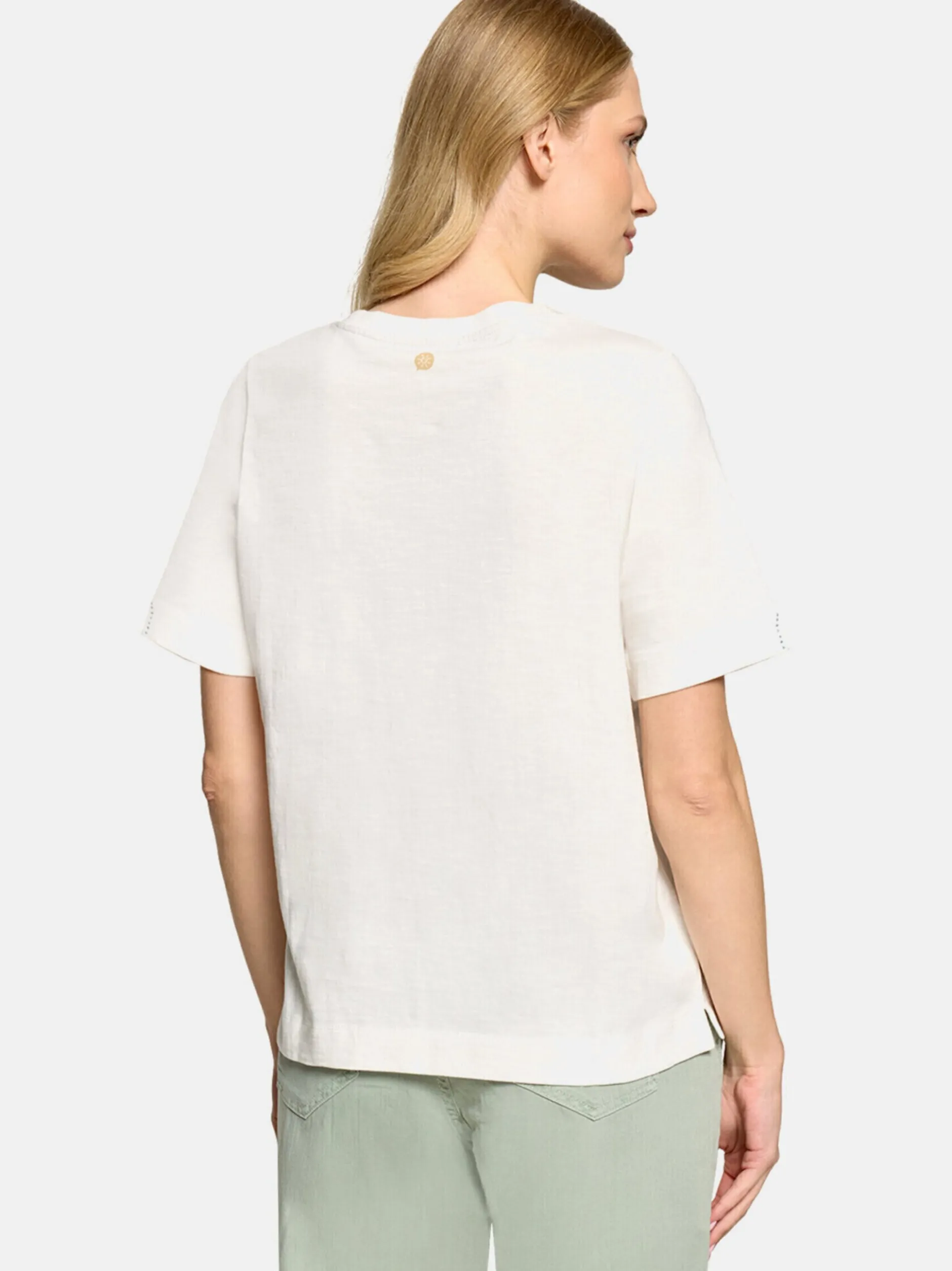 Cartoon Damen T-Shirt in ecru