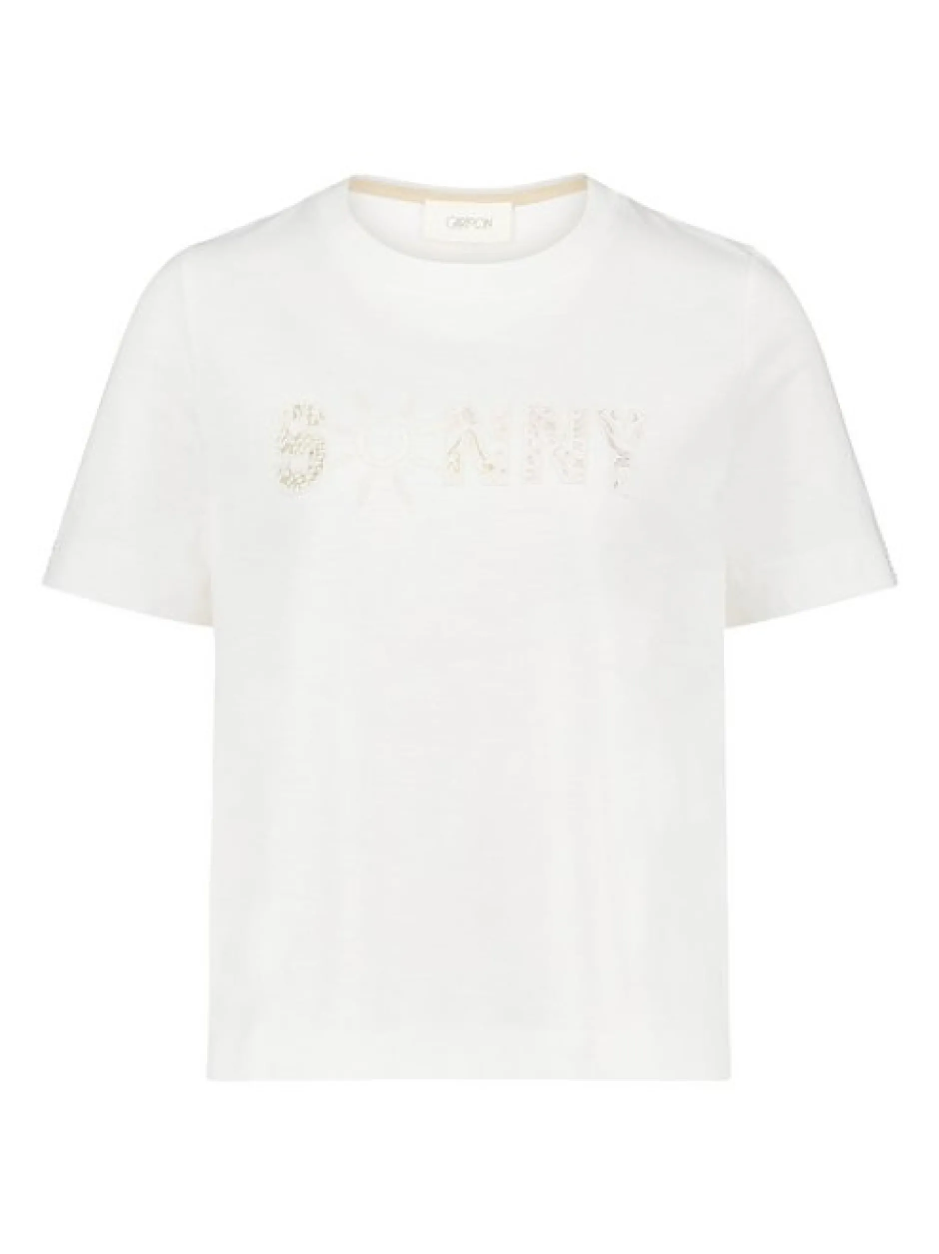 Cartoon Damen T-Shirt in ecru