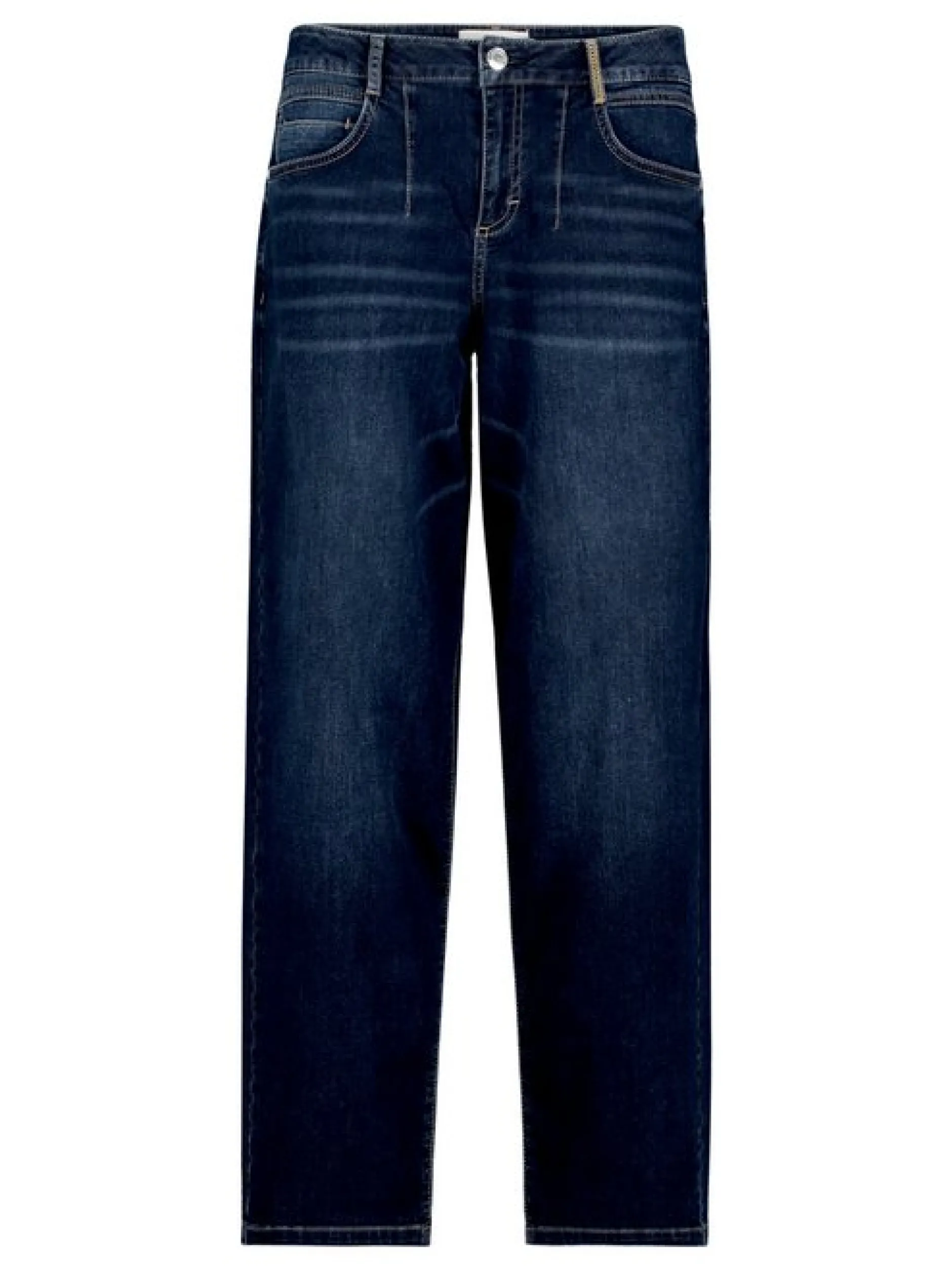 Cartoon Damen Used Look-Jeans in marine royal
