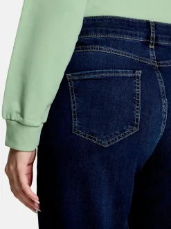 Cartoon Damen Used Look-Jeans in marine royal