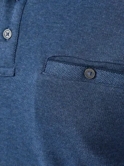 CASAMODA Herren Basic Poloshirt im 2er-Pack in grau blau