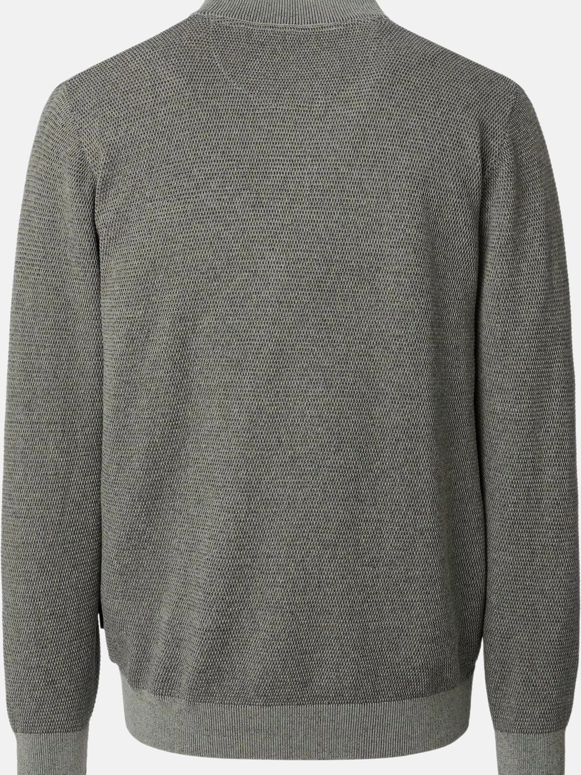 CASAMODA Herren Basic Strickjacke in oliv