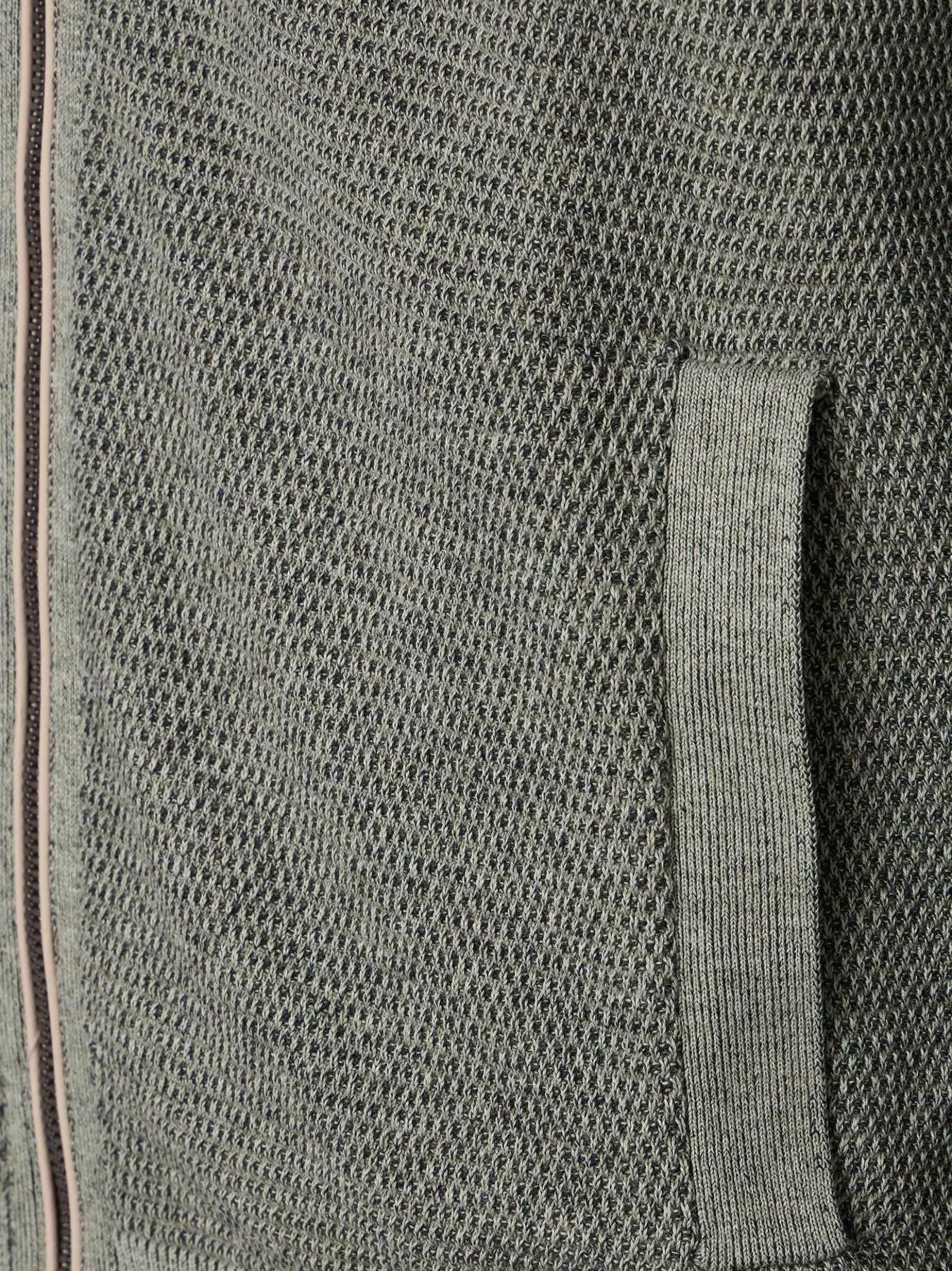 CASAMODA Herren Basic Strickjacke in oliv