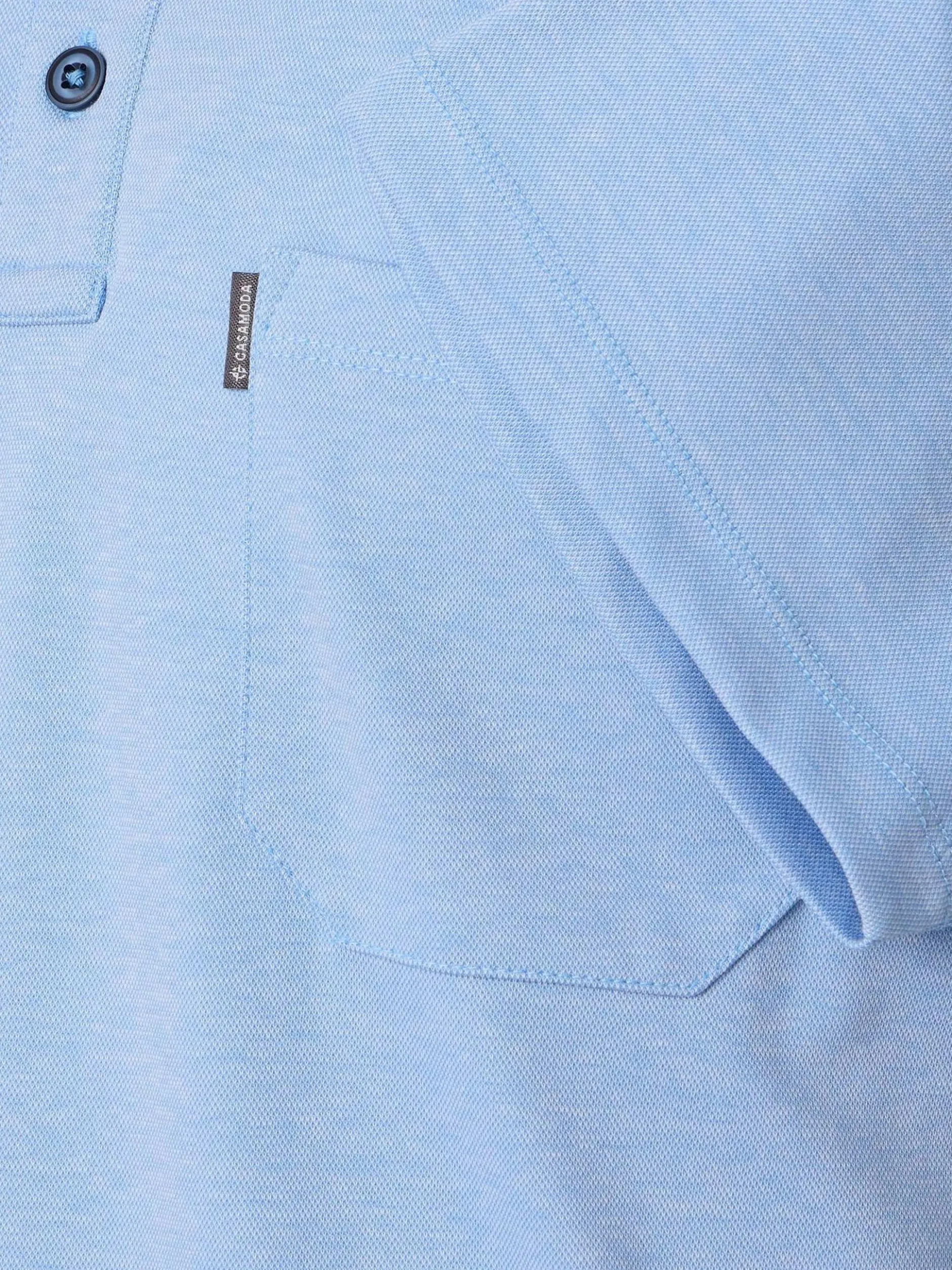 CASAMODA Herren Poloshirt in hellblau