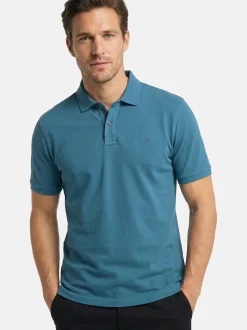 CASAMODA Herren Poloshirt in petrol