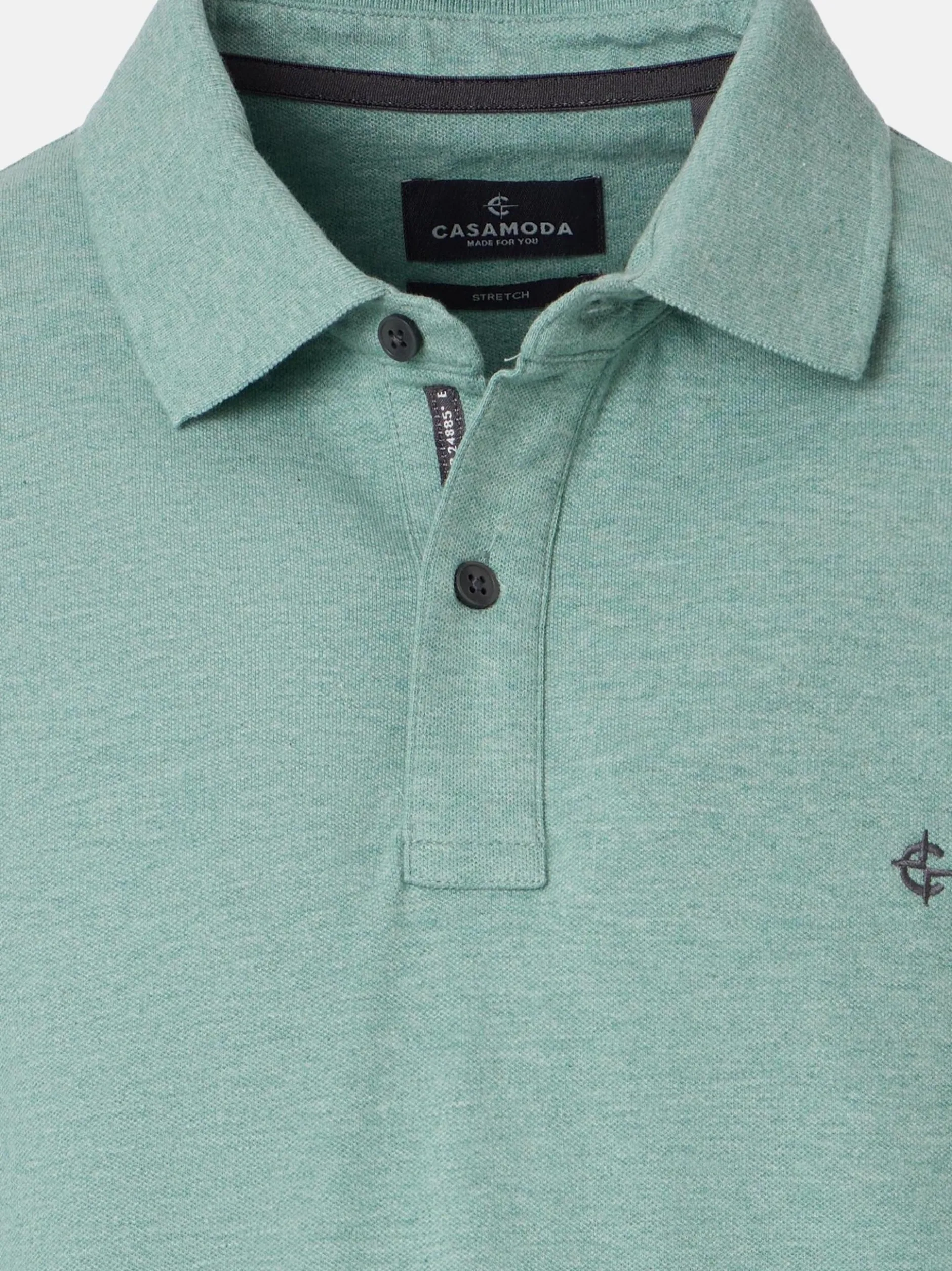 CASAMODA Herren Poloshirt in grün