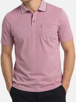 CASAMODA Herren Poloshirts im 2er-Pack in rot