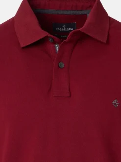 CASAMODA Herren Poloshirts im 2er-Pack in rot