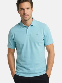 CASAMODA Herren Poloshirts im 2er-Pack in türkis