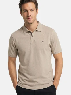 CASAMODA Herren Poloshirts im 2er-Pack in beige