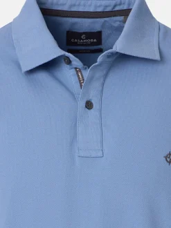 CASAMODA Herren Poloshirts im 2er-Pack in blau