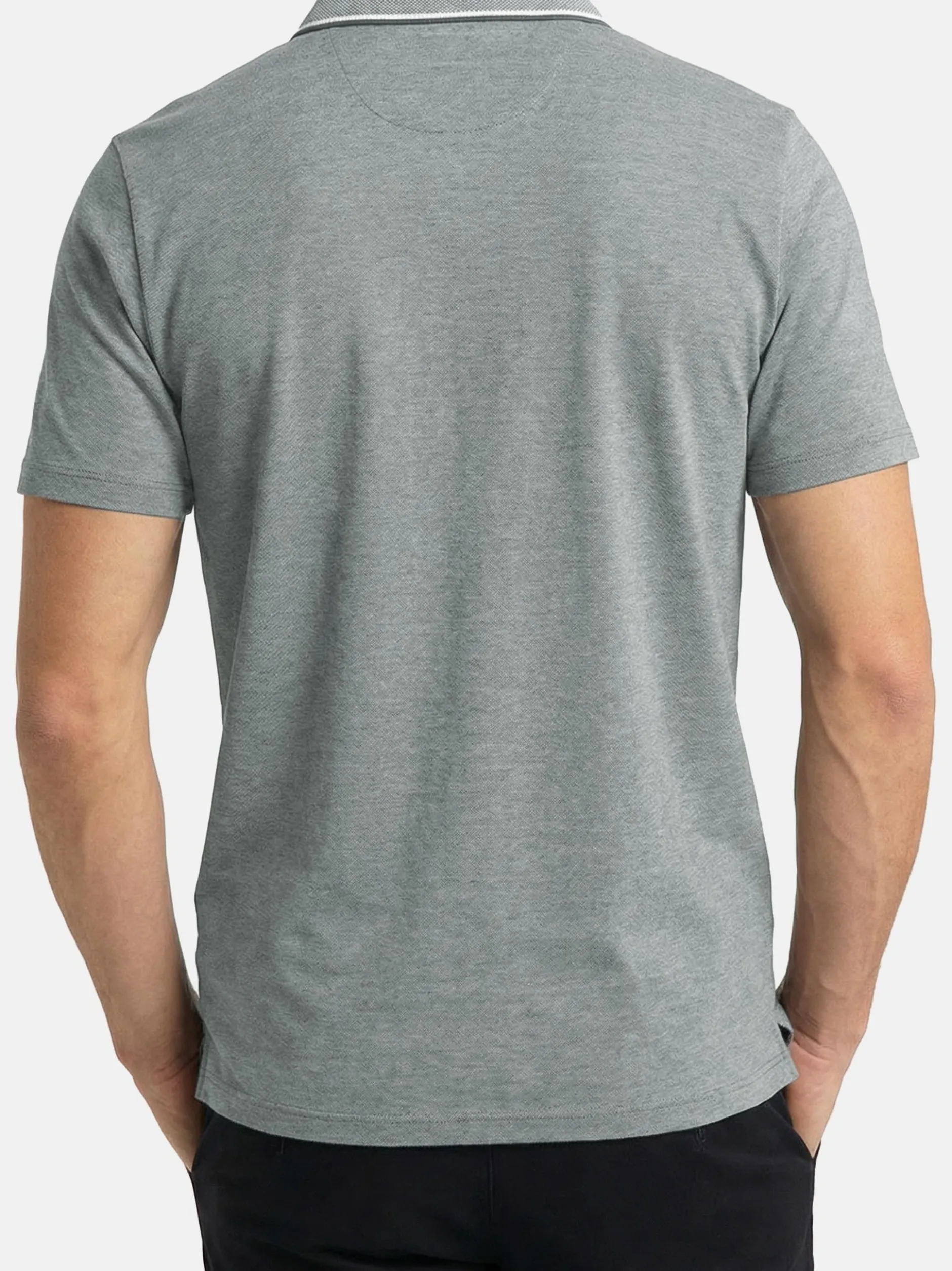 CASAMODA Herren Poloshirts im 2er-Pack in grün