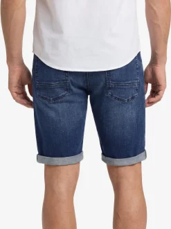 CASAMODA Herren Shorts - High Flex in medium stone denim