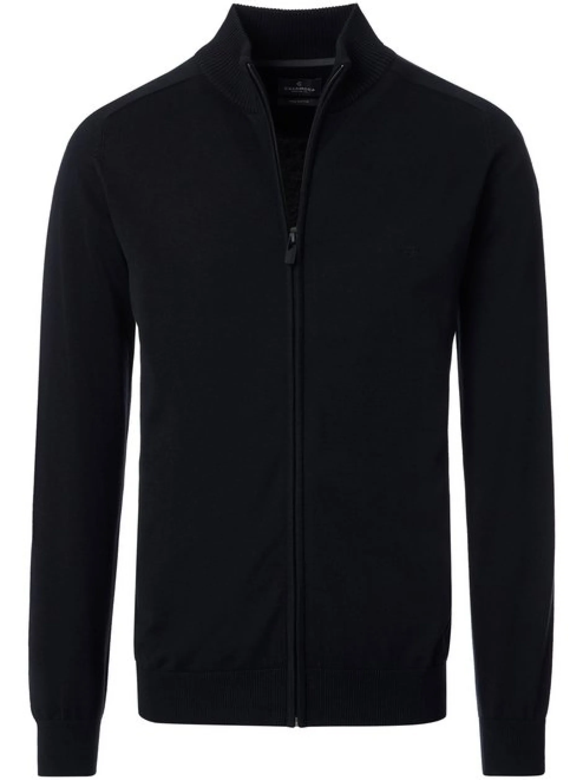 CASAMODA Herren Strickjacke - Basic in schwarz