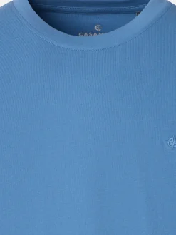 CASAMODA Herren T-Shirt - 3er Pack Basic in mehrfarbig