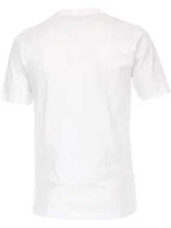 CASAMODA Herren T-Shirt - 4er Pack Basic in weiß