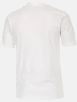 CASAMODA Herren T-Shirt - 2er Pack Basic in weiß