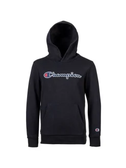 Champion Unisex Hoodie in schwarz - Ausschnitt: Rundhals