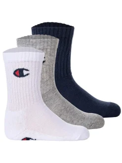 Champion Unisex Socken 3er Pack in mehrfarbig