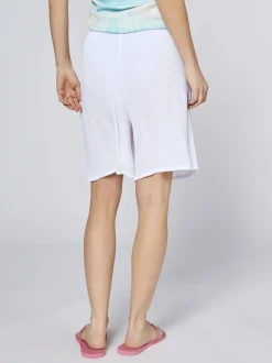 Chiemsee Damen Shorts in weiß - Länge: knielang