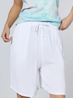 Chiemsee Damen Shorts in weiß - Länge: knielang