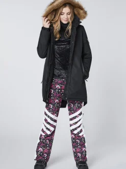 Chiemsee Damen Skihose in schwarz mehrfarbig