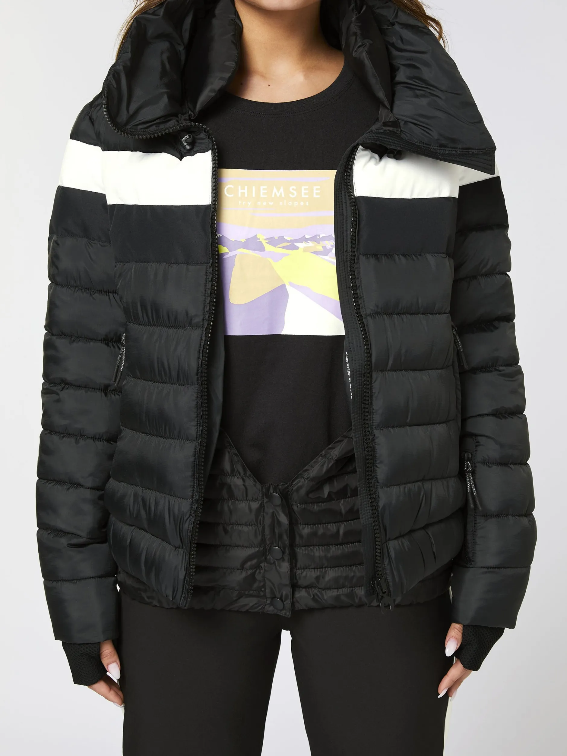 Chiemsee Damen Skijacke in schwarz