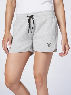 Chiemsee Damen Sweat-Shorts in grau - Länge: kurz