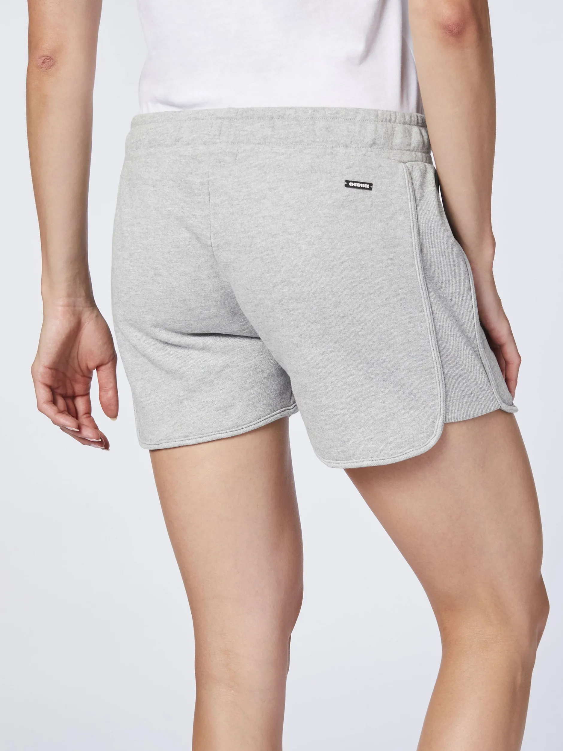 Chiemsee Damen Sweat-Shorts in grau - Länge: kurz