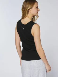 Chiemsee Damen Tanktop in schwarz - Ausschnitt: Rundhals