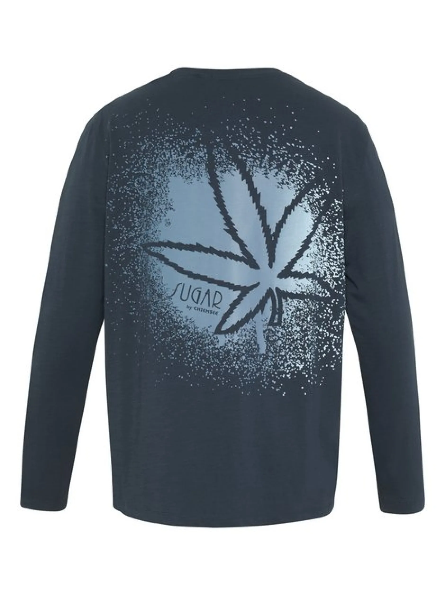Chiemsee Herren Langarmshirt in blau - Ärmel: langarm