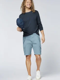 Chiemsee Herren Langarmshirt in blau - Ärmel: langarm