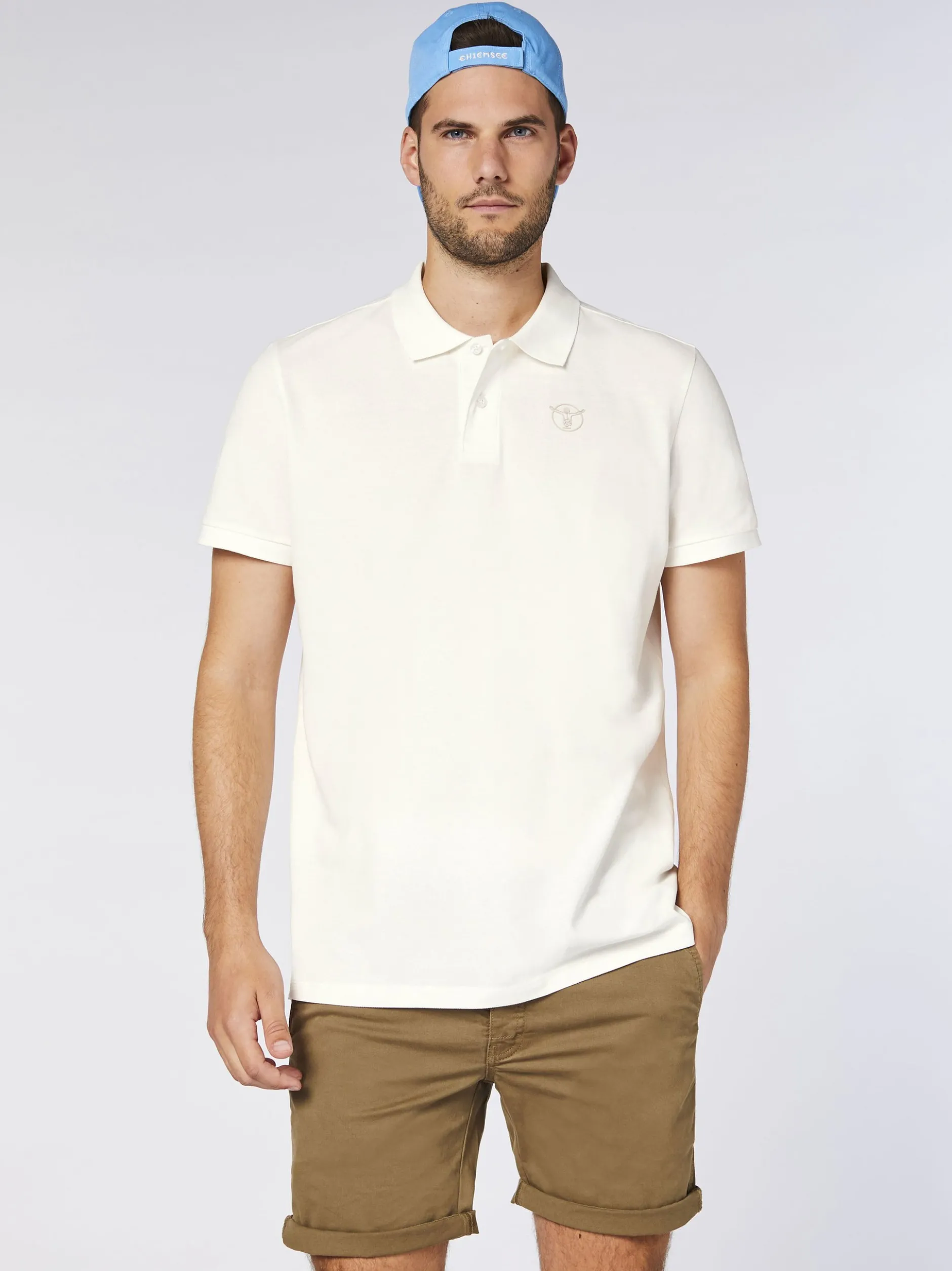 Chiemsee Herren Poloshirt in weiß - Ärmel: kurzarm
