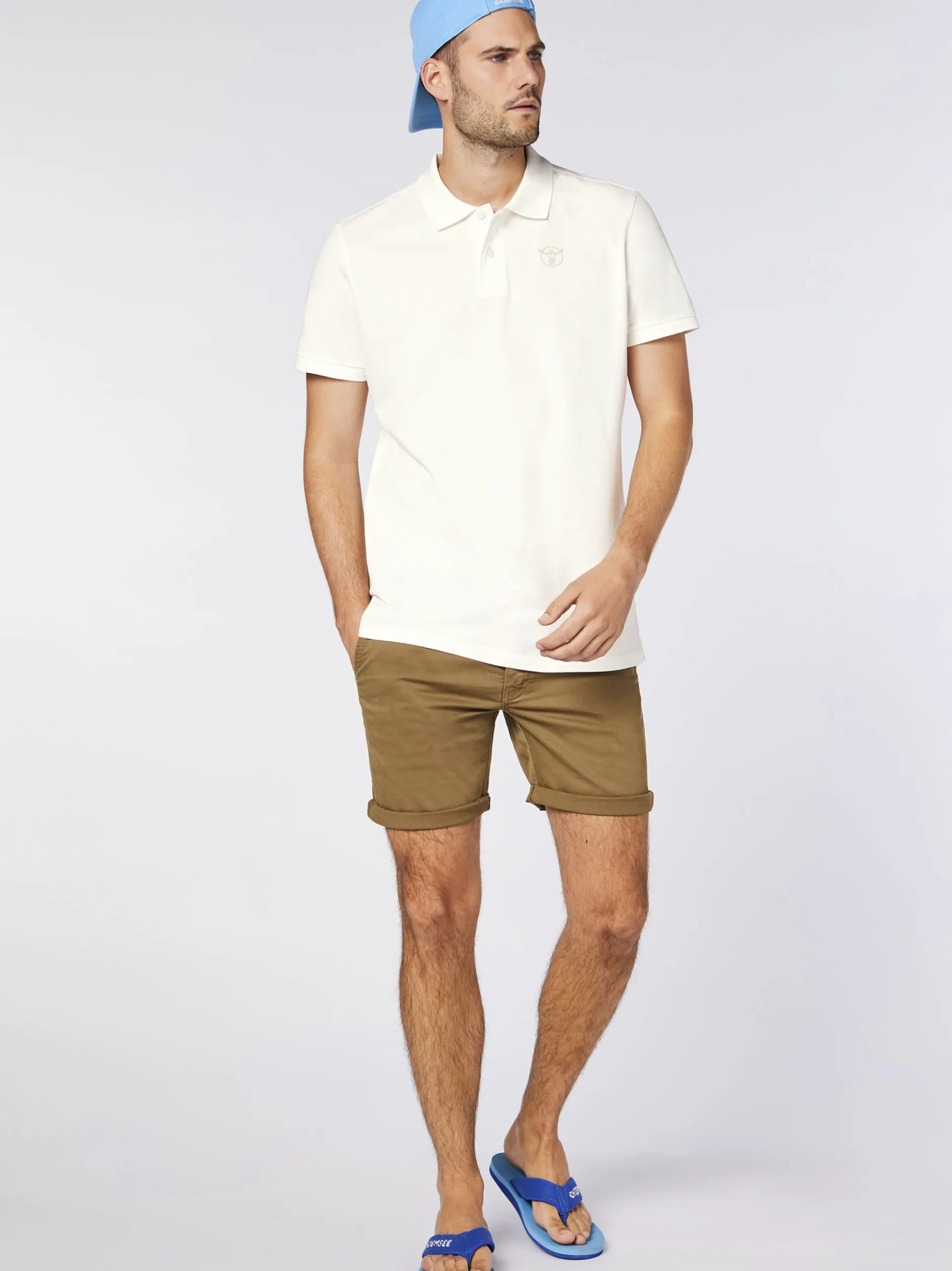 Chiemsee Herren Poloshirt in weiß - Ärmel: kurzarm
