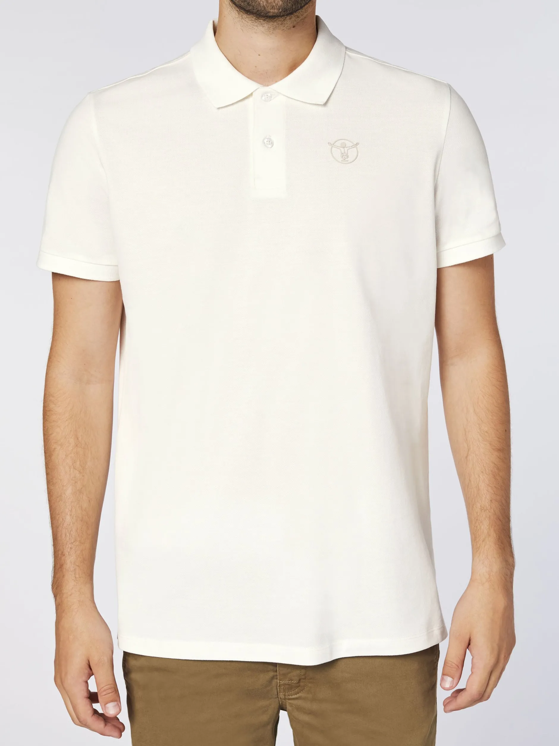 Chiemsee Herren Poloshirt in weiß - Ärmel: kurzarm