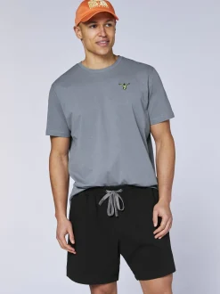 Chiemsee Herren T-Shirt in blau - Ausschnitt: Rundhals